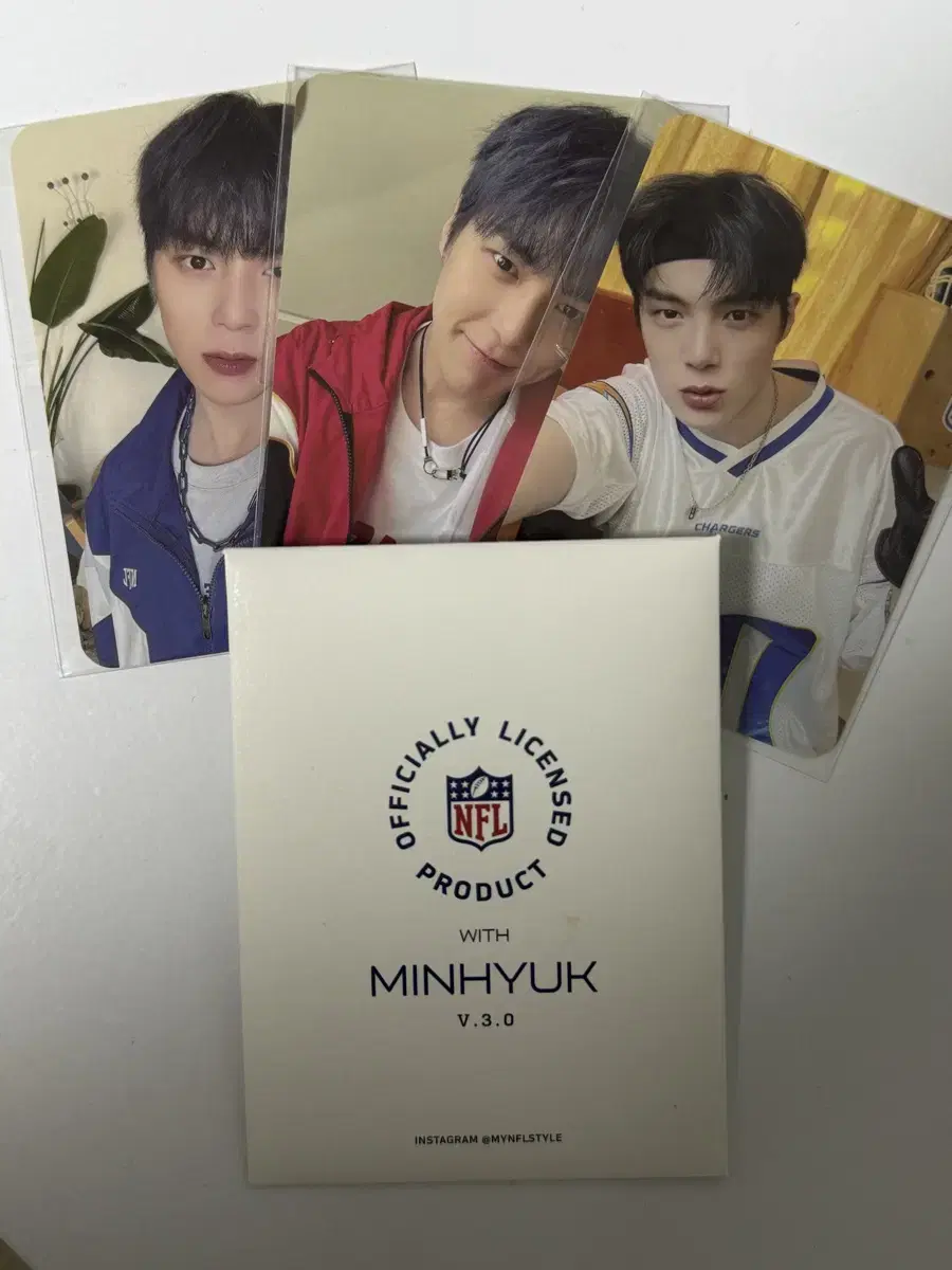 몬스타엑스 민혁 nfl ver.3 포카